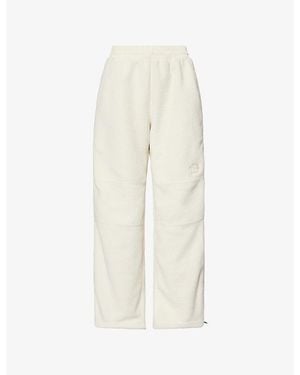 The North Face X Skims Denali Wide-Leg Fleece Jogging Bottoms - White