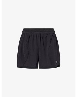 GYMSHARK Logo-Print Woven Running Shorts - Blue