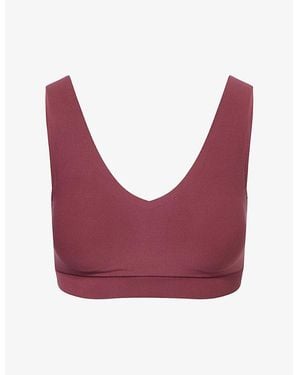 Chantelle Softstretch Stretch-Jersey Bralette - Red
