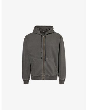 PAIGE Henrik Relaxed-Fit Cotton Hoody - Grey