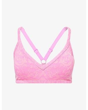 GYMSHARK Adapt Animal X Whitney Sports Bra - Pink