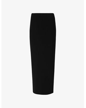eem Knitted Pencil Midi Skirt - Black