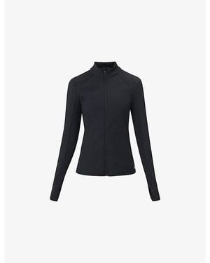 Sweaty Betty Winter Power Slim-Fit Stretch-Woven Jacket - Black