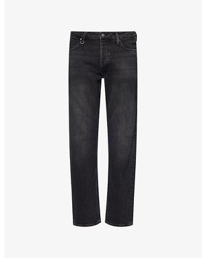 Neuw Ray Bravo Straight-Leg Stretch-Denim Jeans - Black