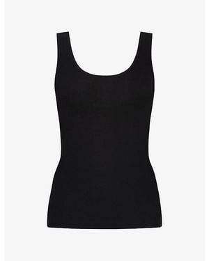 Chantelle Soft Stretch One-Size Invisible Vest Top - Black