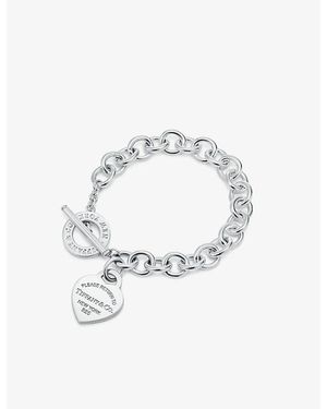 Tiffany & Co. Return To Tiffany Sterling- Bracelet - Blue