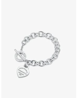 Tiffany & Co. Return To Tiffany Sterling- Bracelet - Blue