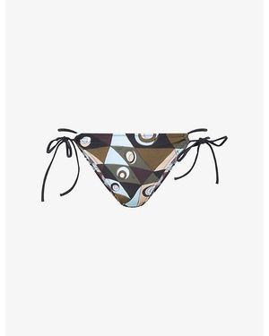 PUCCI Occhi Printed Bikini Bottoms - White