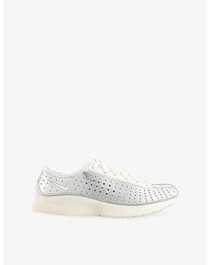 Nike Air Superfly Metallic Woven Trainers - White