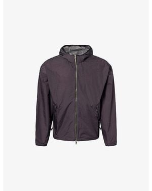 MKI Miyuki-Zoku Hyperlight Hooded Shell Wind Jacket - Blue