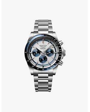 Longines L3.835.4.98.6 Conquest Chronograph Stainless-Steel Automatic Watch - Multicolour