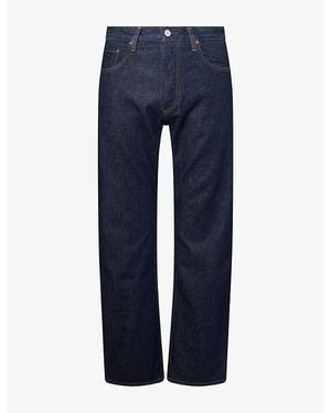 Agolde Magnus Trouser Straight-Leg Cotton Jeans - Blue