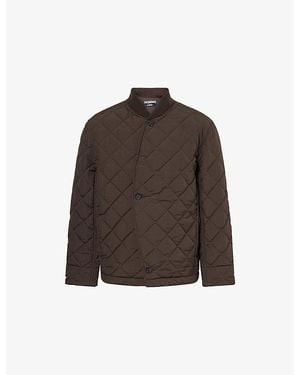Jacquemus Le Blouson Basti Quilted Woven Jacket - Brown