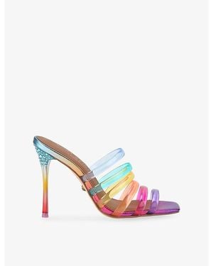 Kurt Geiger Maddison Jelly Heeled Sandals - Pink
