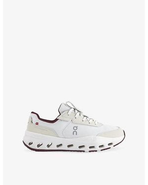 On Shoes Ivory Maro The Roger Wildcard Leather And Mesh Trainers - White