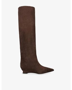 Le Monde Beryl Camille Tall Suede Boots - Brown