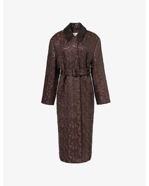 Camilla & Marc Rennick Oversized Woven Coat - Brown