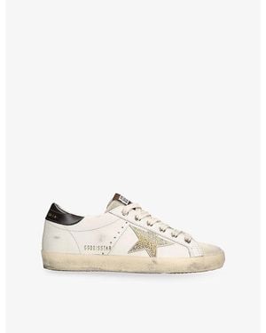 Golden Goose Super-Star Leather Trainers - Natural