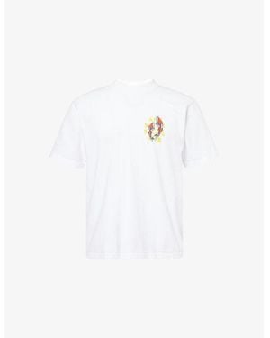 ANTI SOCIAL SOCIAL CLUB Printed Crewneck Cotton-Jersey T-Shirt - White
