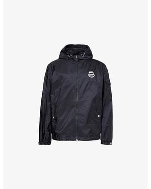 Moncler Mornay Hooded Shell Jacket - Blue