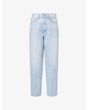Agolde 80's High-Rise Vintage Taper Denim Jeans - Blue