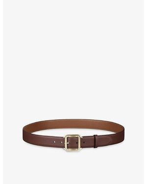 Cartier Santos Reversible Leather Belt - Brown