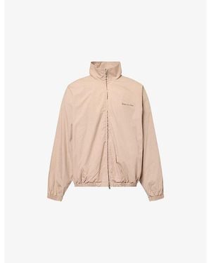 Acne Studios Washed Logo Cotton Jacket - Pink