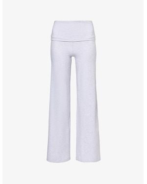 WE Are Tala Dayflex Wide-Leg Stretch-Woven Trousers - Blue