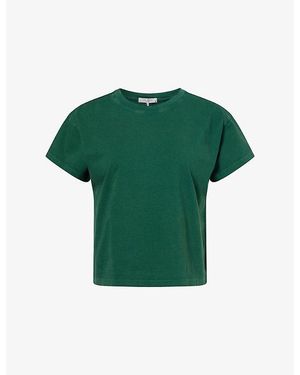 Rag & Bone Kelly Boxy-Fit Cotton T-Shirt - Green