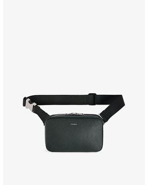 Sandro Logo-Embossed Small Leather Bag - Multicolor