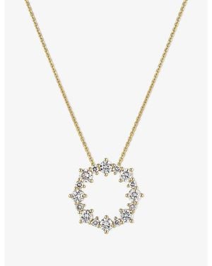 Sif Jakobs Brina 14Ct- And 0.81Ct Lab-Grown Diamond Necklace - Metallic