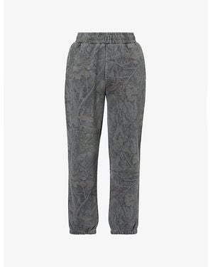 Cole Buxton Realtree Washed Cotton-Jersey Jogging Bottoms - Gray
