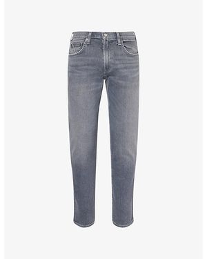 Citizens of Humanity Adler Tapered-Leg Stretch-Denim Blend Jeans - Blue