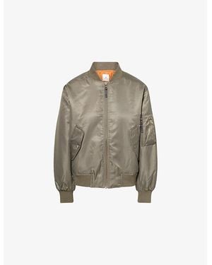 Anine Bing Leon Relaxed-Fit Shell Jacket - Brown