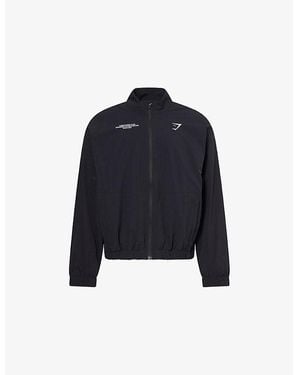 GYMSHARK Condition Club Long-Sleeve Nylon Blend Track Jacket - Blue