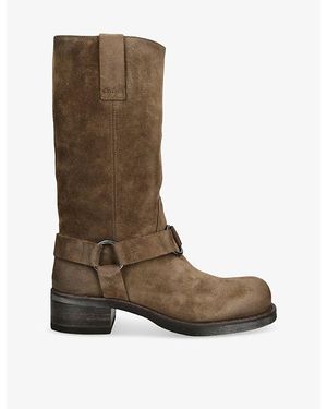 Officine Creative Dana Suede Boots - Brown