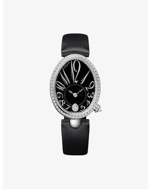 Breguet Reine De Naples 8918 18Ct- And Diamond Automatic Watch - Black