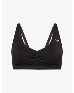 GYMSHARK Lift Seamless Sports Bra - Black