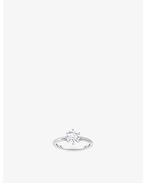 Thomas Sabo Brilliant-Cut Sterling- And Cubic Zirconia Ring - White
