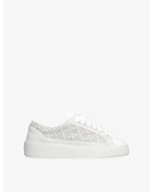 NUMERIS Signet Canvas Sneakers - White