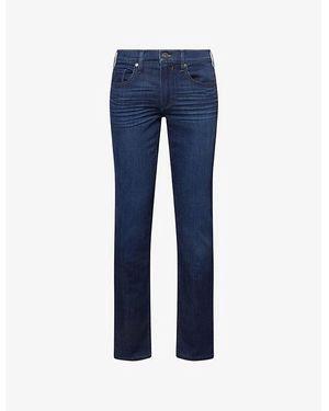 PAIGE Normandie Straight-Leg Denim Jeans - Blue