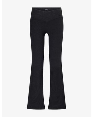 Vuori Elevation Rhythm Flare Dreamknit Move Leggings - Black