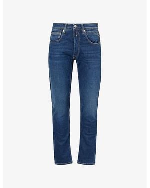 Replay Grover Slim-Fit Denim Jeans - Blue