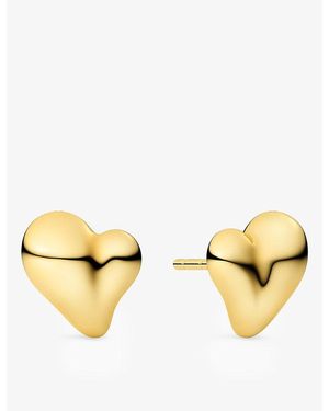 Sif Jakobs Lauria Parvus 18Ct-Plated 925 Sterling- Stud Earrings - Metallic
