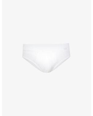 Hanro Natural Function Stretch-Jersey Briefs - White