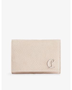 Christian Louboutin Mooncrest Leather Wallet - Natural