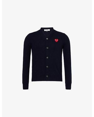 COMME DES GARÇONS PLAY Cdg Knit Cardigan - Blue