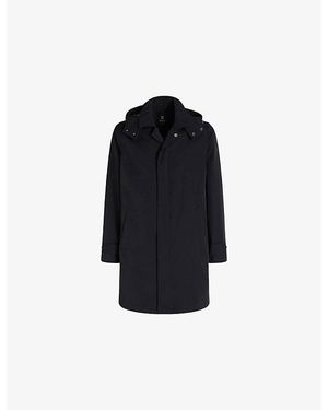 BOGGI B-Travel Technical Stretch-Nylon Raincoat - Black