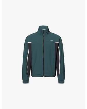 Vuori Crosscourt Panelled Woven Jacket - Blue