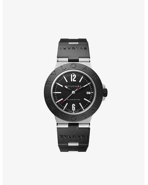 BVLGARI Aluminium Titanium Automatic Watch - Black